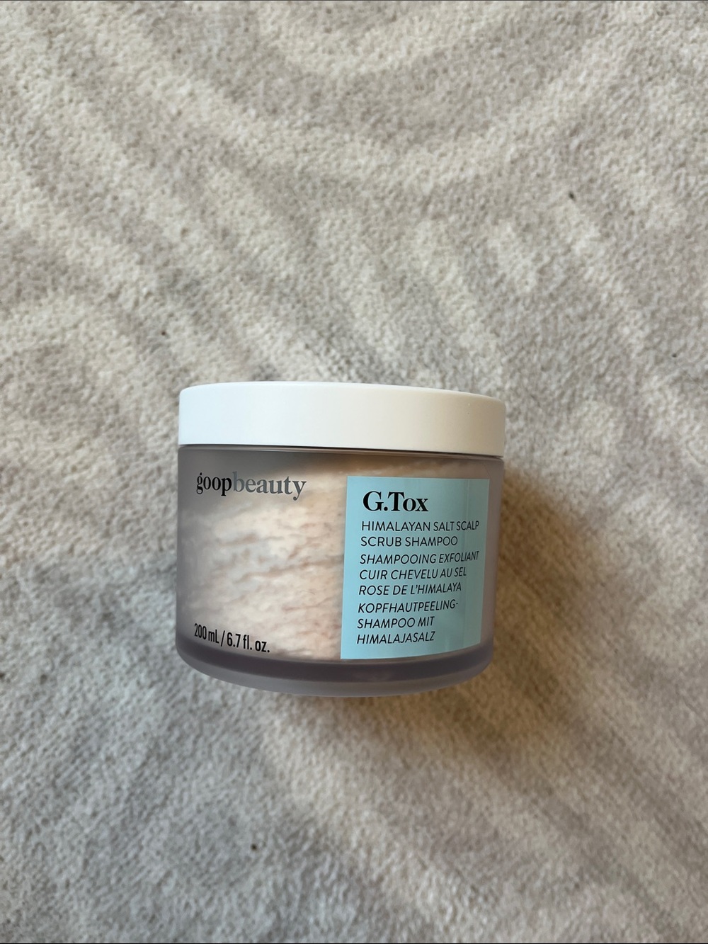 goopbeauty G.Tox Himalayan Salt Scalp Scrub Shampoo — Pink